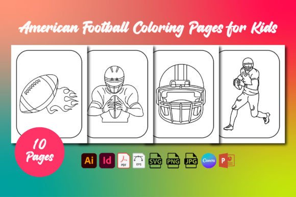 American Football Coloring Pages Amp Graphics Review