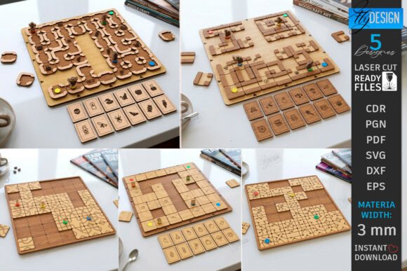 Board Games Laser Cutting: Labyrinth Bundle Review