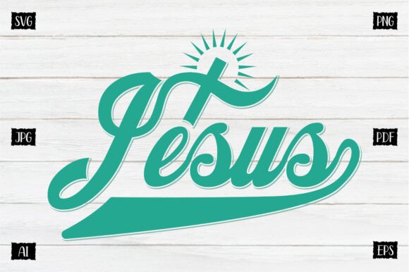 Jesus Typography Design: Free Graphics & Freebies