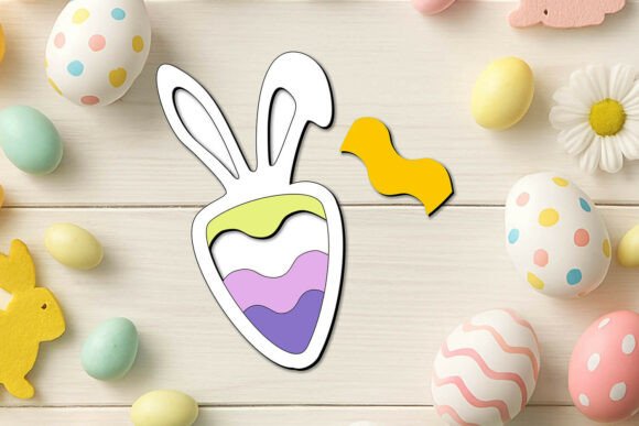 Kid Game SVG Carrot Bunny Ears Easter