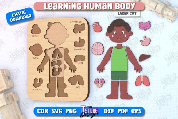 Kid's Puzzle Anatomy Game for Kid Boy