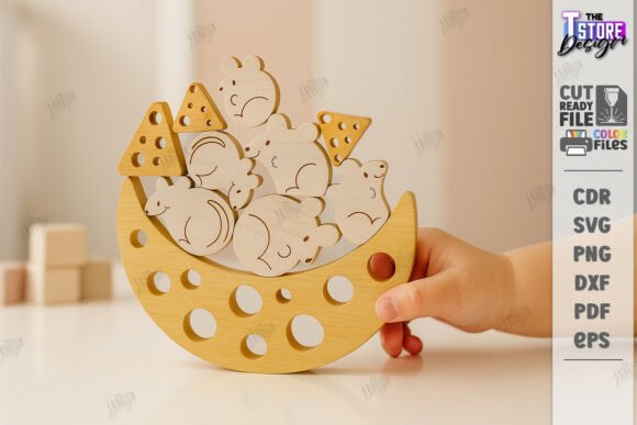 Laser Cut Balance Game SVG for Toys Amp Projects