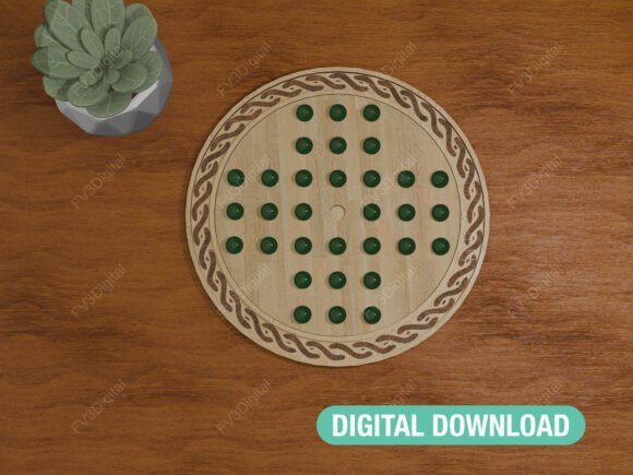 Laser Cut Solitaire: Board Game Laser Cutting