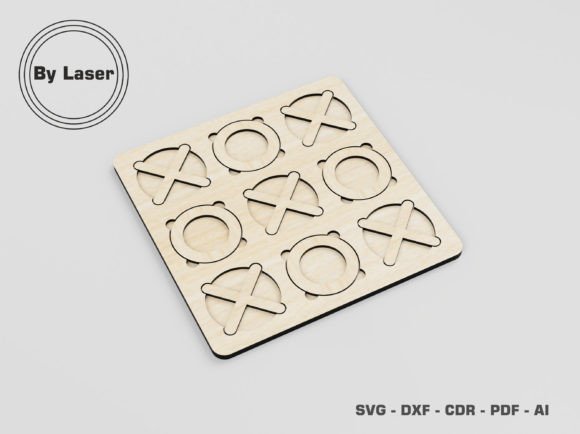 Laser Cutting Board Games: Tic Tac Toe Review