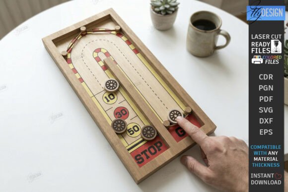 Laser Cutting Meets Board Games: Fast Sling Puck Review