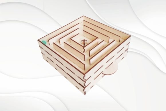 Maze Game in 3 Floors: Laser Cutting for Board Game Sellers