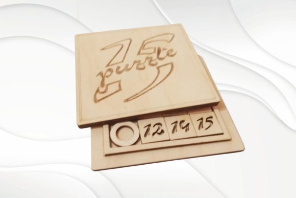 Pocket Game 15 Puzzles: Laser Cut Design Review