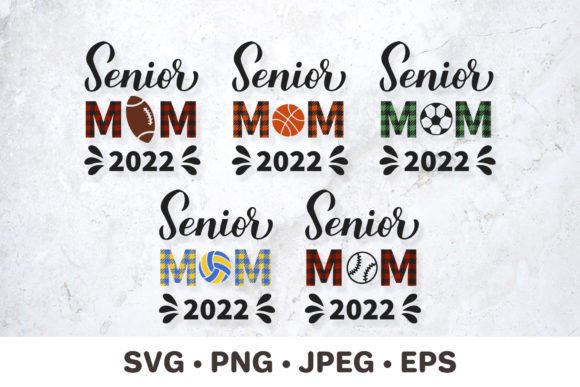 Senior Mom Squad SVG Bundle: Graphics & Illustrations for Designers