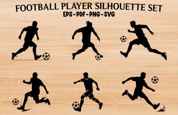 Soccer Player Silhouette Clipart Bundle: Graphics & Illustrations Review