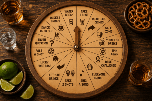 Spin Sip Laser Cut SVG for Board Games