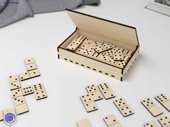 Travel Dominos Set Game: Laser-Cut Board Games for Branding